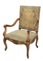 LOUIS XV STYLE OPEN ARMCHAIR H