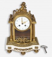 LOUIS XV STYLE ORMOLU AND MARB