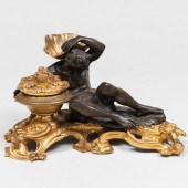LOUIS XV STYLE ORMOLU AND PATI