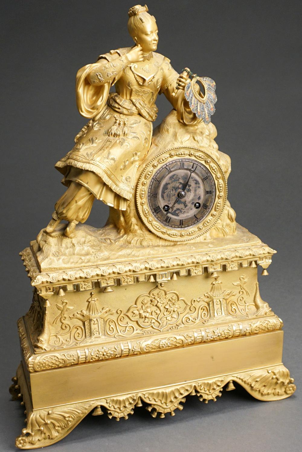 LOUIS XV STYLE ORMOLU FIGURAL