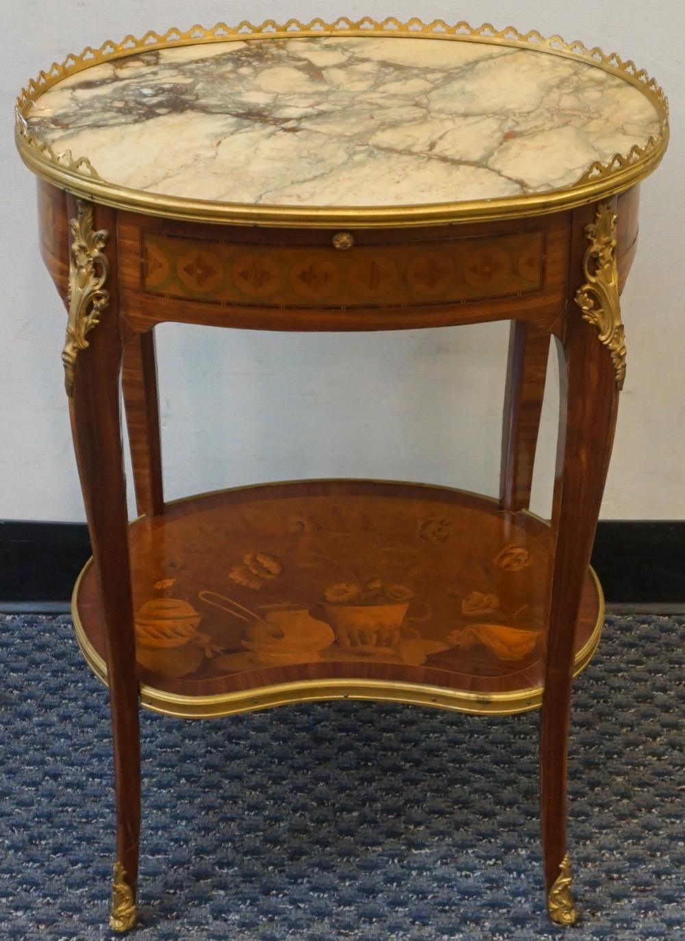 LOUIS XV STYLE ORMOLU MOUNTED