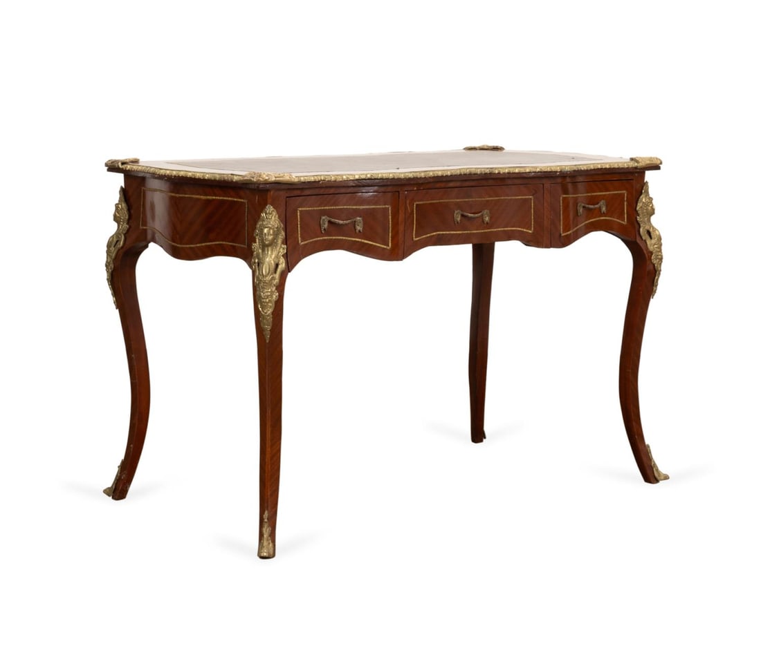 LOUIS XV STYLE ORMOLU MOUNTED