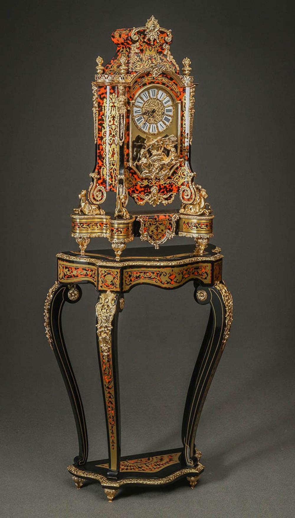LOUIS XV STYLE ORMOLU MOUNTED