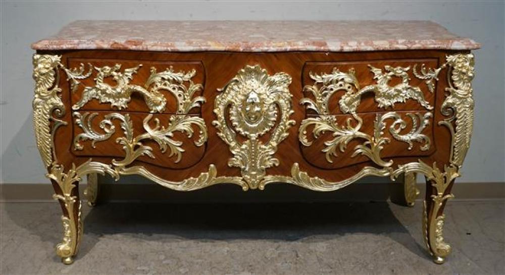 LOUIS XV STYLE ORMOLU MOUNTED