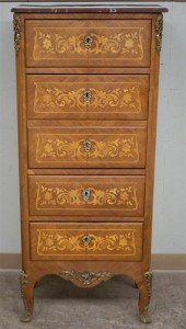 LOUIS XV STYLE ORMOLU MOUNTED