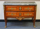 LOUIS XV STYLE ORMOLU MOUNTED