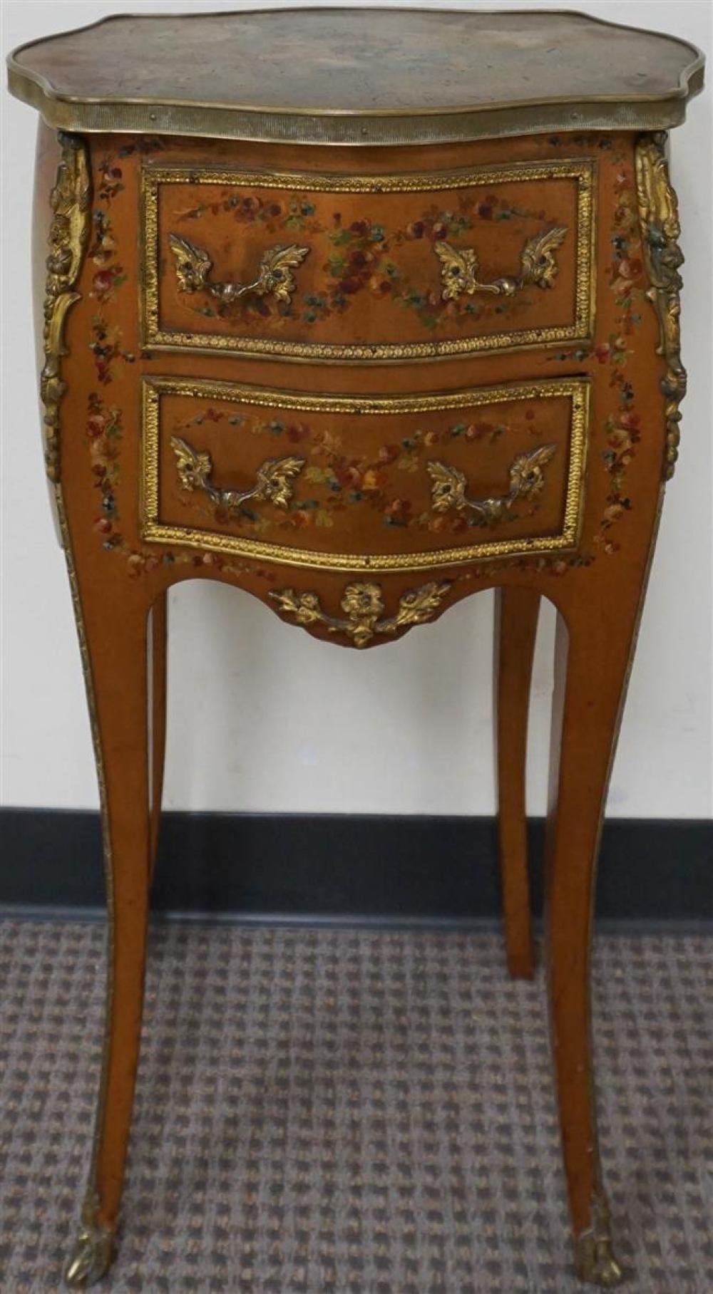 LOUIS XV STYLE ORMOLU MOUNTED