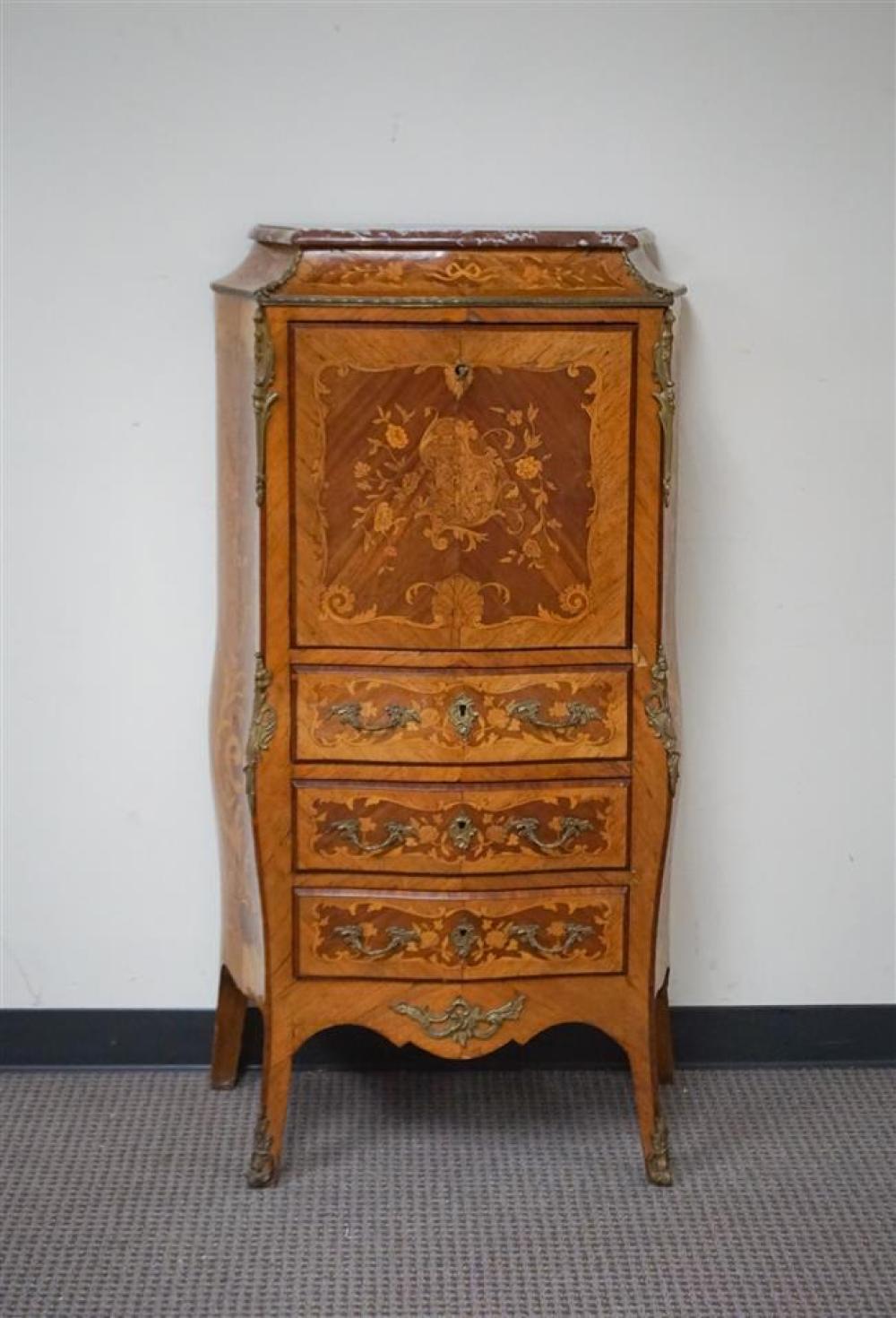 LOUIS XV STYLE ORMOLU MOUNTED
