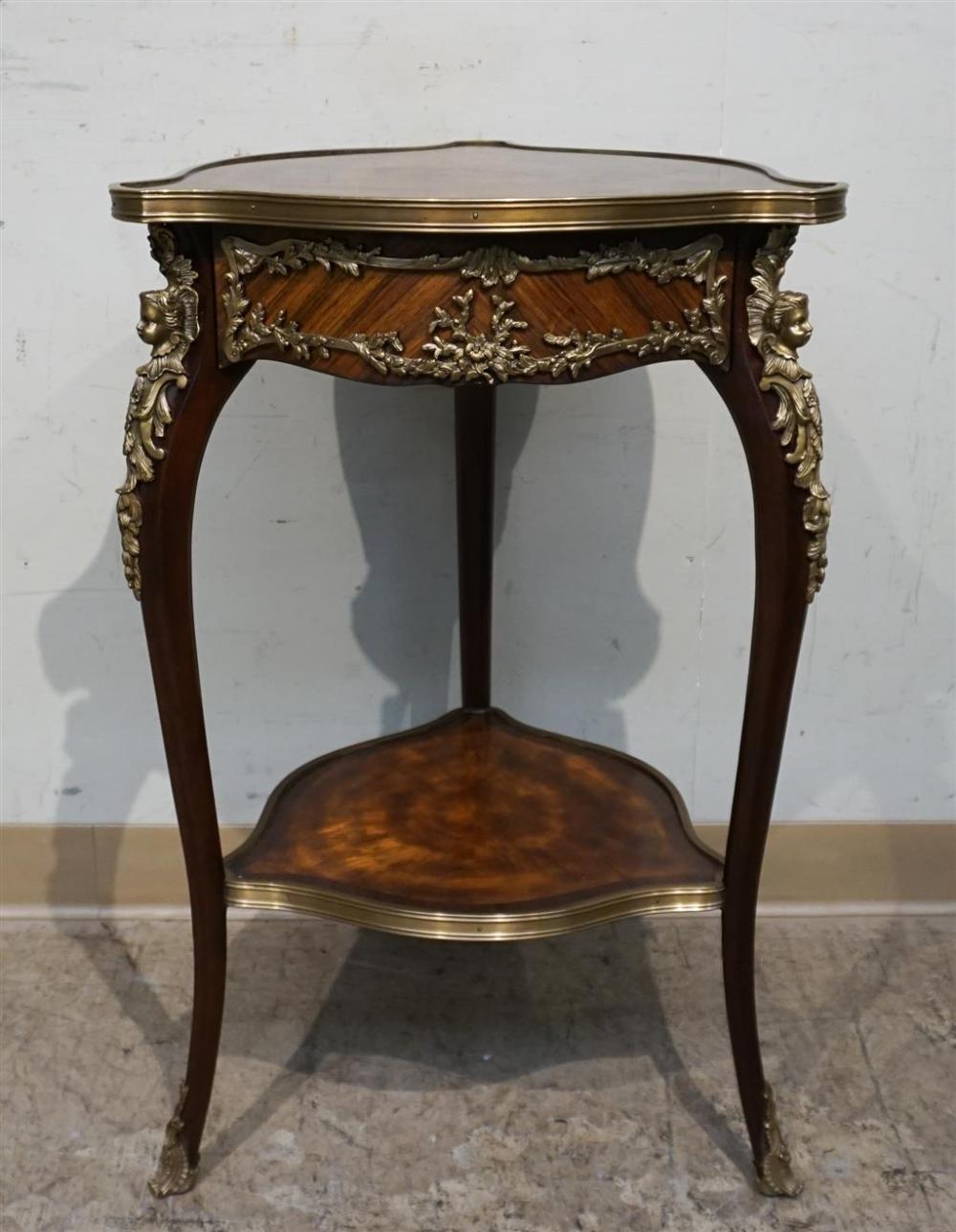 LOUIS XV STYLE ORMOLU MOUNTED