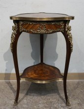 LOUIS XV STYLE ORMOLU MOUNTED