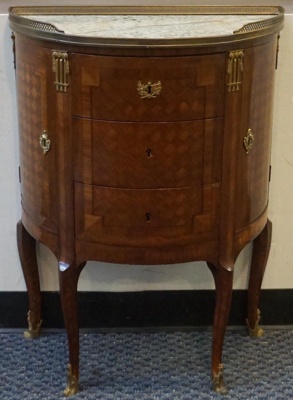 LOUIS XV STYLE ORMOLU MOUNTED