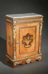 LOUIS XV STYLE ORMOLU MOUNTED