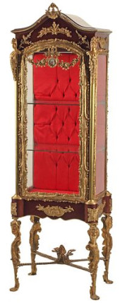 LOUIS XV STYLE ORMOLU-MOUNTED