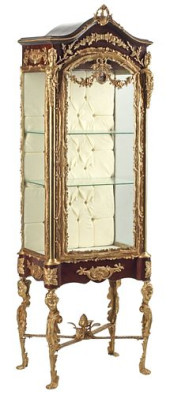 LOUIS XV STYLE ORMOLU-MOUNTED