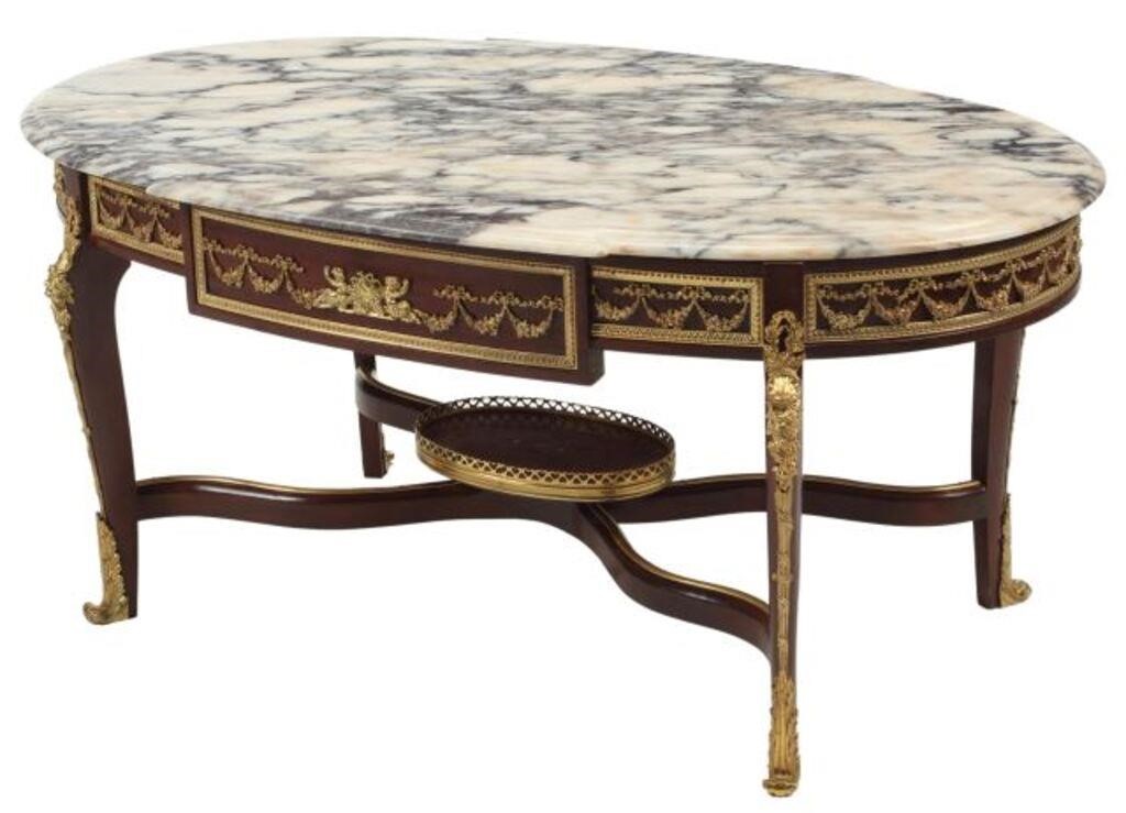 LOUIS XV STYLE ORMOLU-MOUNTED