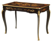 LOUIS XV STYLE ORMOLU-MOUNTED