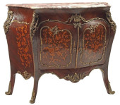 LOUIS XV STYLE ORMOLU-MOUNTED