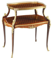 LOUIS XV STYLE ORMOLU-MOUNTED