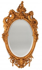LOUIS XV-STYLE OVAL MIRRORSPai