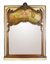 LOUIS XV STYLE PAINTED AND PAR