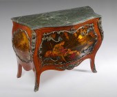 LOUIS XV STYLE PAINTED MARBLE