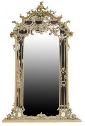 LOUIS XV STYLE PAINTED OVERMAN