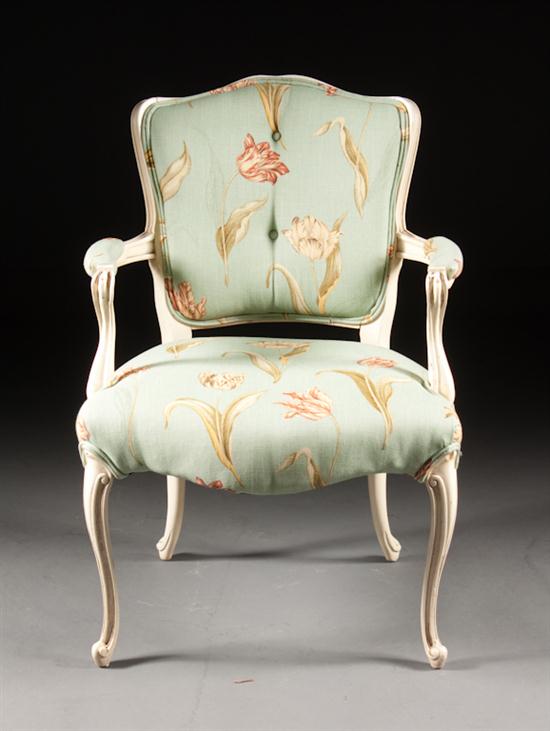 Louis XV style painted wood