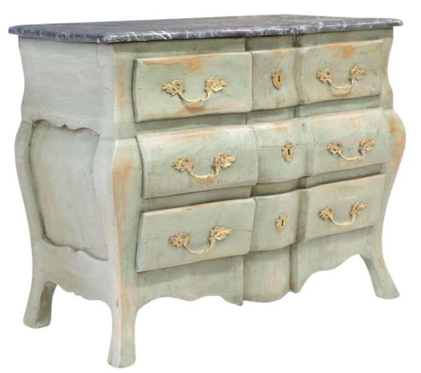 LOUIS XV STYLE PAINTED WOOD