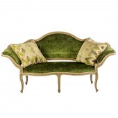 LOUIS XV STYLE PAINTED WOOD SE