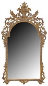 LOUIS XV STYLE PARCEL GILT BEV