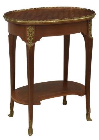 LOUIS XV STYLE PARQUETRY & GILT