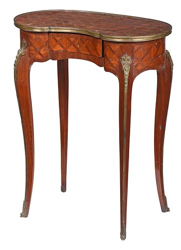 LOUIS XV STYLE PARQUETRY VENEERED