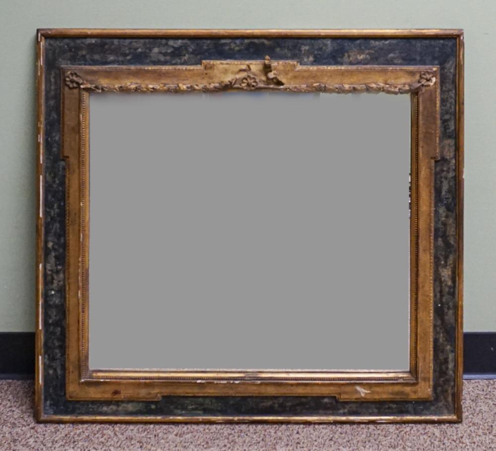 LOUIS XV STYLE PARTIAL GILT FRAME