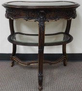 LOUIS XV STYLE PARTIAL GILT WA