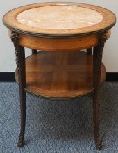 LOUIS XV STYLE PINK MARBLE INS