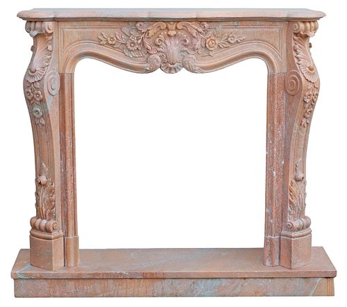 LOUIS XV STYLE ROSA SALMON MARBLE