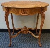 LOUIS XV STYLE SATINWOOD AND B