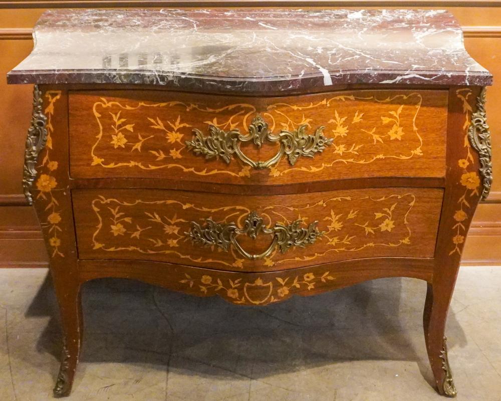 LOUIS XV STYLE SATINWOOD INLAID