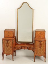 LOUIS XV STYLE SATINWOOD VANIT