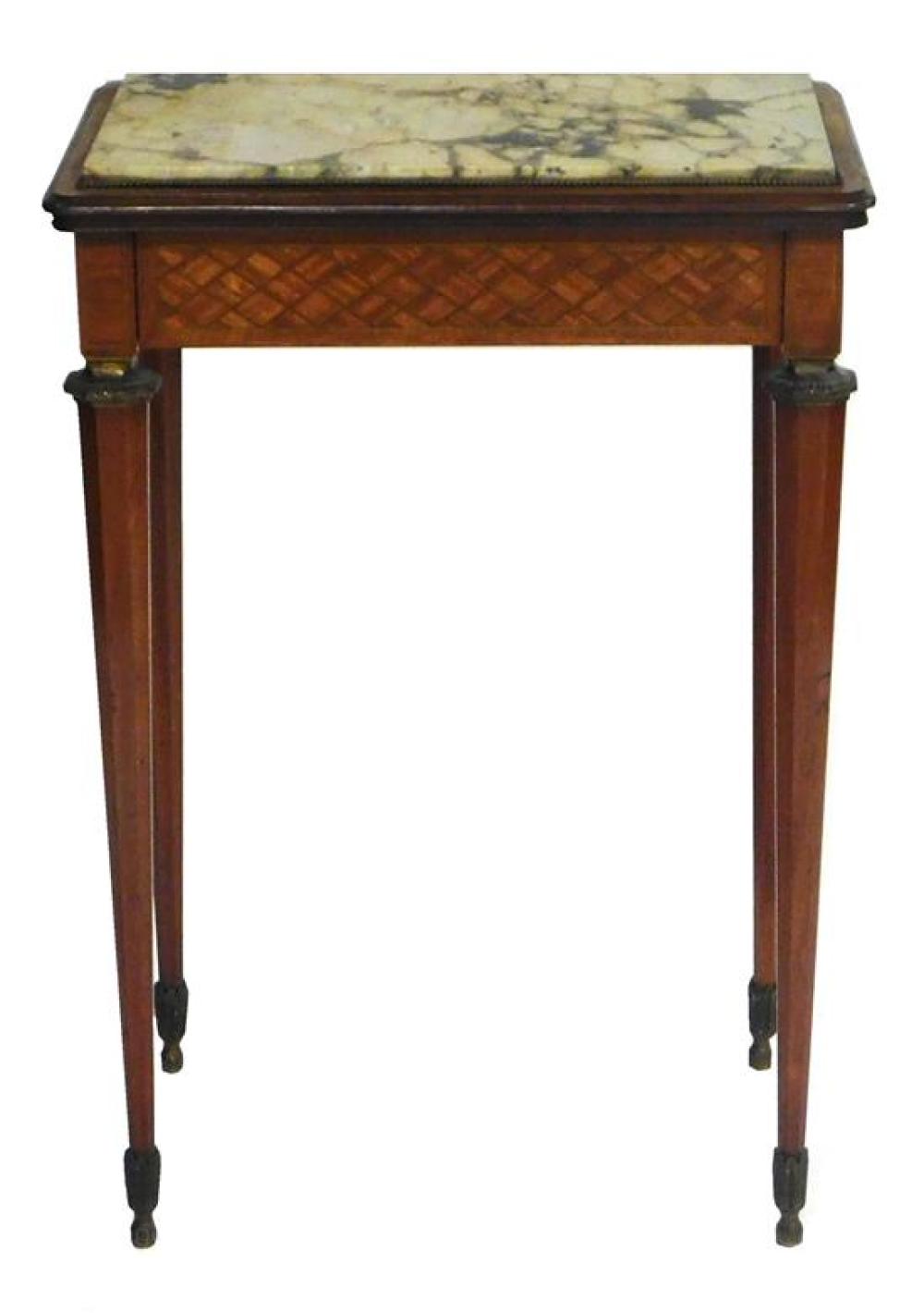 LOUIS XV STYLE SIDE TABLE, 19TH C.,