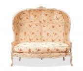 LOUIS XV STYLE SILK UPHOLSTERE