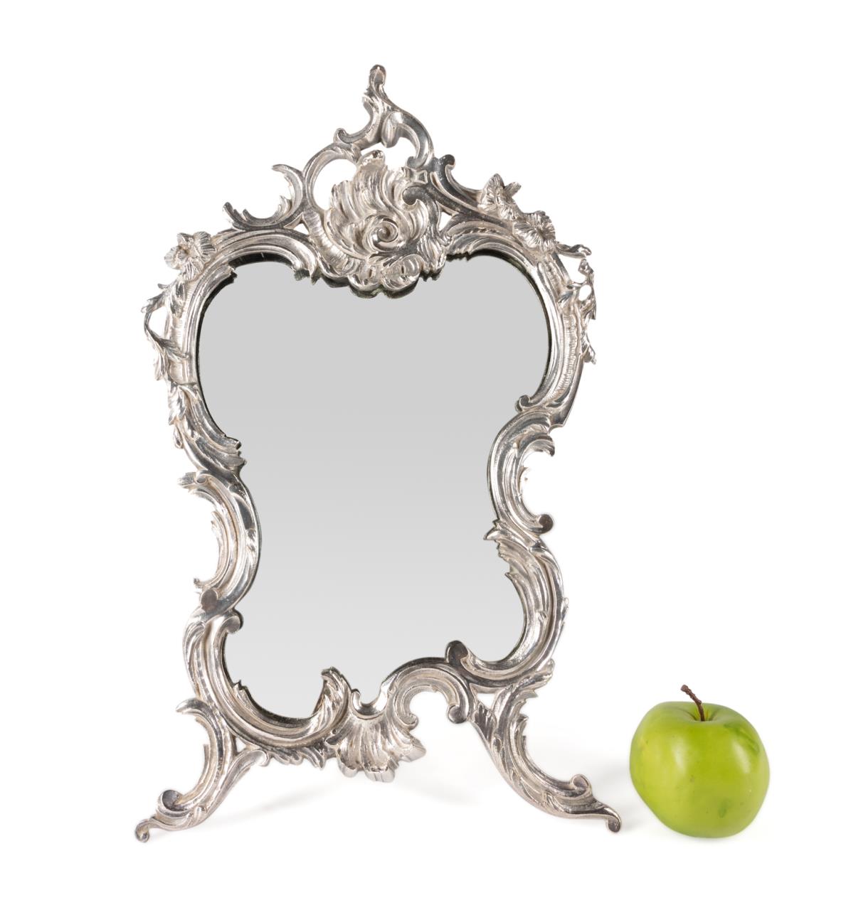 LOUIS XV STYLE SILVERPLATE VANITY