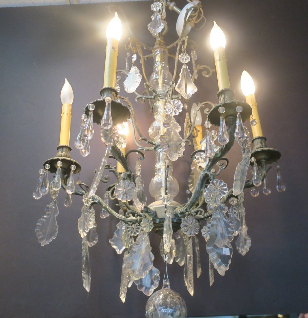 LOUIS XV STYLE SIX ARM METAL