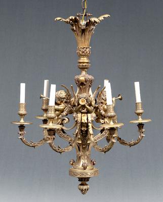 Louis XV style six arm
