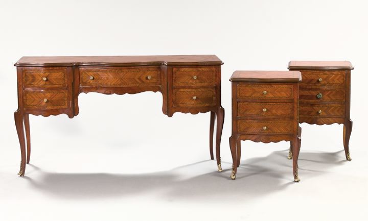 Louis XV-Style Six-Piece Kingwood
