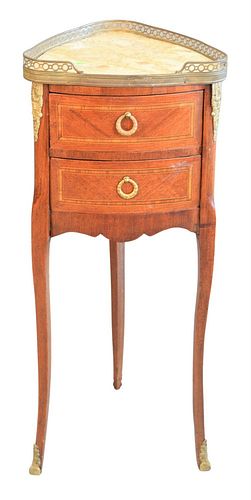 LOUIS XV STYLE STAND, HAVING MARBLE