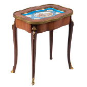 LOUIS XV STYLE TABLE WITH SEVR
