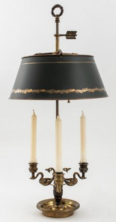 LOUIS XV STYLE THREE LIGHT BOU