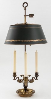 LOUIS XV STYLE THREE LIGHT BOU