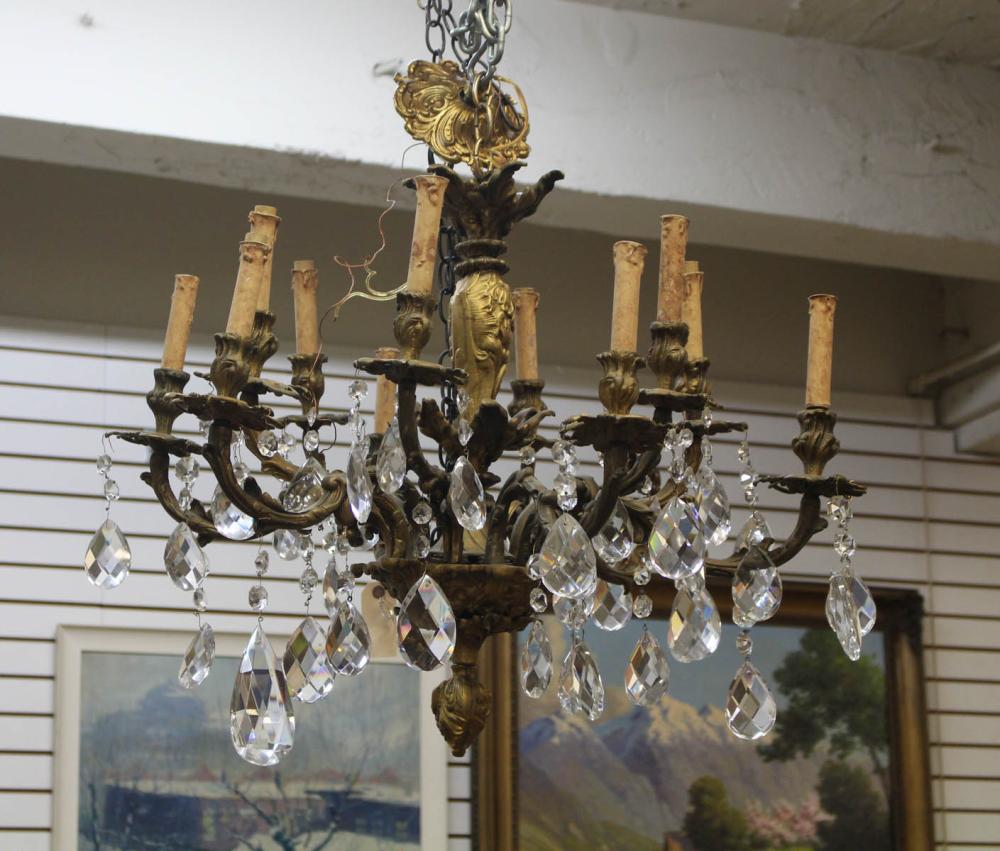 LOUIS XV STYLE TWELVE-LIGHT